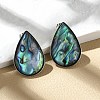 304 Stainless Steel Stud Earrings EJEW-C138-01P-3
