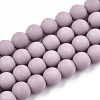 Opaque Glass Beads Strands GLAA-T032-P6mm-MD07-1