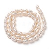 Natural Cultured Freshwater Pearl Beads Strands PEAR-J005-60-3
