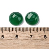Natural Green Onyx Agate Cabochons G-K348-07A-02-3