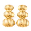 Ion Plating(IP) 304 Stainless Steel Stud Earrings for Women EJEW-L272-032G-03-1