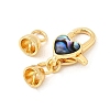 Brass Lobster Claw Clasps KK-U059-52G-01-2