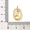 26Pcs Letter A~Z Brass Micro Pave Cubic Zirconia Pendants ZIRC-P123-01G-01-4