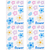 PVC Self Adhesive Flower Car Sticker DIY-WH0453-57B-1