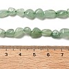 Natural Green Aventurine Nuggets Beads Strands G-L154-10-01-5