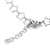 Non-Tarnish 304 Stainless Steel Star Link Chain Anklets for Men Women LS-STAS-B039-14P-3