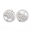 Non-Tarnish 304 Stainless Steel Pendants STAS-L245-011P-2