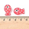 Baking Paint Glass Enamel Beads LAMP-D303-04D-3