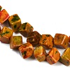 Dyed Natural Agate Beads Strands G-U029-D01-4