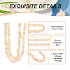 BENECREAT 2 Strands Natural Shell Beads Strands BSHE-BC0001-05-4