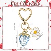 Acrylic Strawberry Pendant Decoration HJEW-SW00120-02-6