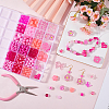 Opaque & Transparent Acrylic Beads Kits MACR-SP0001-48D-4