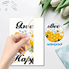 8 Sheets 8 Styles PVC Waterproof Wall Stickers DIY-WH0345-036-3