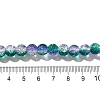 Crackle Glass Beads Strands X-CCG-C002-8mm-03-4