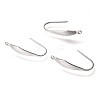 Tarnish Resistant 316 Surgical Stainless Steel Earring Hooks STAS-Z034-10P-1