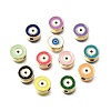 Brass Enamel Beads KK-CBA0E55-04G-1