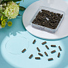100Pcs Brass Screw Clasps KK-GO0002-06AB-4