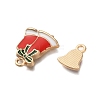 Christmas Theme Alloy Enamel Pendants FIND-M039-01G-2