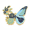 Rack Plating Alloy Enamel Big Pendants LS-ENAM-N056-399D-G-1