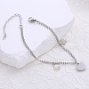 Minimalist Stainless Steel Charm Bracelets UF7886-3