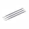 Double Triangle Head Stainless Steel Cuticle Pusher MRMJ-F001-40-2