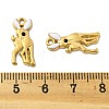 304 Stainless Steel Enamel Charms STAS-D369-15G-3