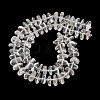 Natural Quartz Crystal Beads Strands GG-CBA3A44-B02-01-4