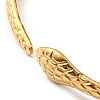304 Stainless Steel Snake Cuff Bangle LS-BJEW-F456-01G-3