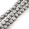 Electroplated Synthetic Non-magnetic Hematite Beads Strands G-C154-A01-01K-1