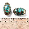 Handmade Tibetan Style Beads KK-G473-02AG-02-3