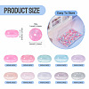150G 10 Colors Glass Seed Beads SEED-TA0001-64-4
