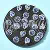 50Pcs Transparent Acrylic Bead Caps OACR-FS0002-41-6