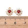 Brass Micro Pave Cubic Zirconia Charms CU-K002-39G-F-3