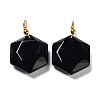 Natural Obsidian Pendants G-F757-A12-1