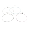 Stainless Steel Enamel Cable Chains Necklaces NJEW-JN02730-1