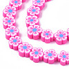 Handmade Polymer Clay Bead Strands CLAY-N011-48A-08-3