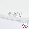 3Pcs 3 Style 925 Sterling Silver Stud Earrings IL9248-02-1