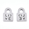 201 Stainless Steel Charms STAS-S081-059-2