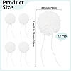 12Pcs DIY Craft Polyester Pom Pom Ball AJEW-CY0002-95B-2
