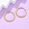 Ion Plating(IP) 304 Stainless Steel Huggie Hoop Earrings EJEW-F111B-25mm-G-5