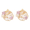 Rack Plating Alloy Enamel Pendants FIND-A040-05B-01G-1
