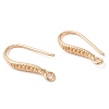 Brass Earring Hooks KK-Q770-09G-1
