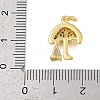 Rack Plating Brass Micro Pave Cubic Zirconia Pendants KK-R166-02G-05-3