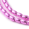 Electroplate Beads Strands X-EGLA-H104-02C-3