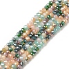 Electroplate Glass Beads Strands EGLA-I015-04B-1