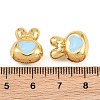 Brass Enamel Beads KK-CBA3297-07D-G-3