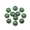 Synthetic Malachite Cabochons G-R416-12mm-38-1