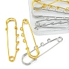 8Pcs 2 Colors Stainless Steel Safety Pins STAS-YW0001-38-2