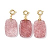 Natural Mixed Stone Pendant Decorations G-G461-01G-2
