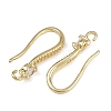 Brass Micro Pave Cubic Zirconia Earring Hooks KK-A257-14G-2